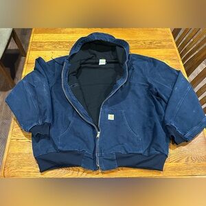 Carhartt Navy Full-Zip Hoodie